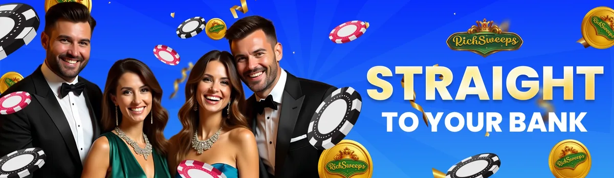 Rich Sweeps redemptions banner: straight to your bank