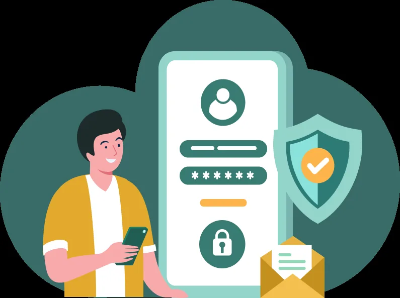 Account verification illustration from Rich Sweeps: ID check before payouts